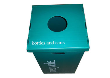 Reciclaje de la caja acanalada plegable de los PP del cubo de la basura