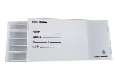 calidad  Coroplast PP Mineral Drill core Corrugated Plastic Box fábrica