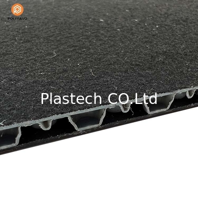 Panel de panal de abejas de tejido laminado PP a prueba de fuego 600 - 3500 gramos para automóviles y cajas