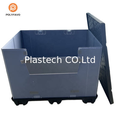 Caja de embalaje de panal de miel de PP Caja de manga de paleta de HDPE para transferencia logística