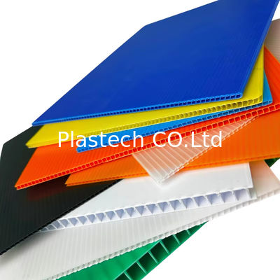 Lámina de protección para suelos de plástico corrugado de plástico