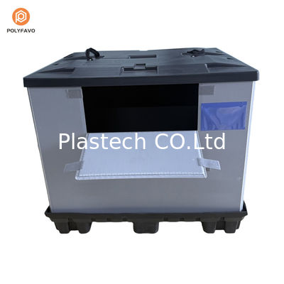 Embalaje de manga de plástico transparente de HDPE apilable de 1200x1000x900 mm