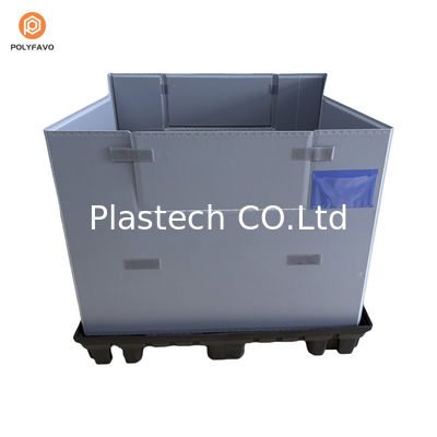 Embalaje de manga de plástico transparente de HDPE apilable de 1200x1000x900 mm