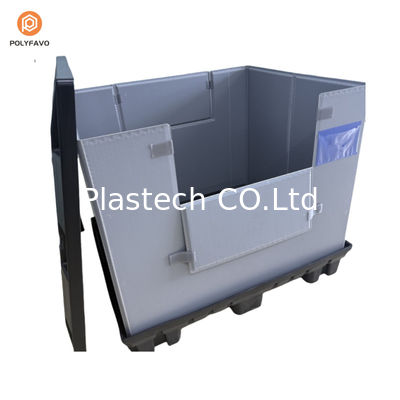 Embalaje de manga de plástico transparente de HDPE apilable de 1200x1000x900 mm