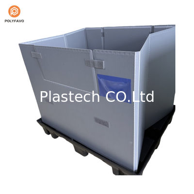 Embalaje de manga de plástico transparente de HDPE apilable de 1200x1000x900 mm
