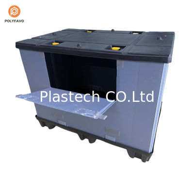 Contenedor de manga plegable industrial de gran tamaño para almacenamiento a granel