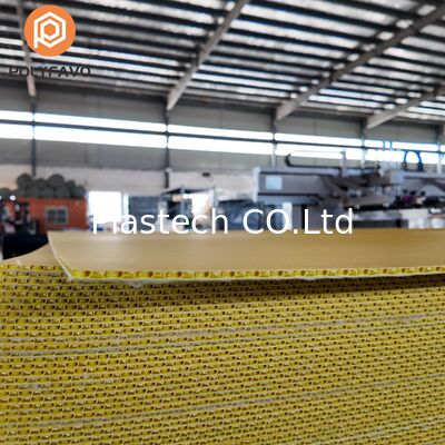 Láminas de protección de suelo de plástico de polipropileno de 5 mm y 1600 g/m² con clasificación ignífuga V2