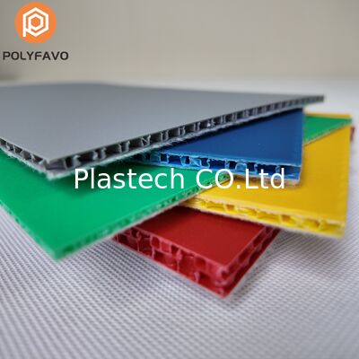 Protector de suelo de burbujas de 5 mm Industria de la construcción Panel de polipropileno de panal de miel PP Protección temporal del suelo