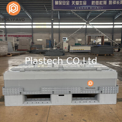 Jaula de Paleta de Plástico Paquete a Granel Galylord Caja de Manga de Paleta Automotriz Industrial Caja de Manga de Paleta de Plástico