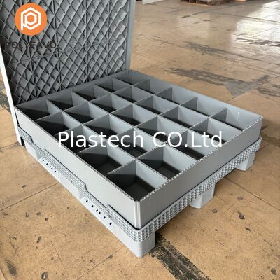 Jaula de Paleta de Plástico Paquete a Granel Galylord Caja de Manga de Paleta Automotriz Industrial Caja de Manga de Paleta de Plástico