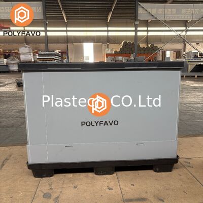 1220*1140*896mm Caja de manga de paleta personalizable Fabricante Caja de manga de paleta de plástico plegable de panal