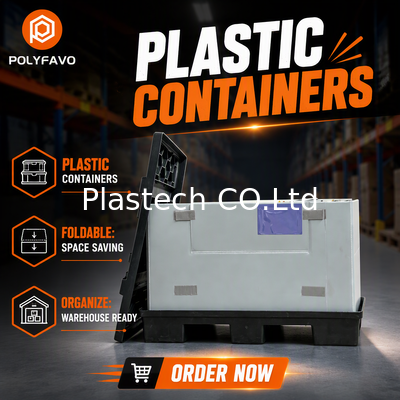 Caja Multiceldas de Alta Resistencia para Uso en Fábrica, Organizador de Plástico Apilable--Reutilizable e Impermeable para Almacenamiento de Piezas en Almacén