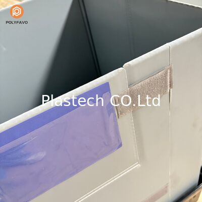Contenedores de plástico plegables 1200x1000 cartón ondulado de manga Euro Pallet Box