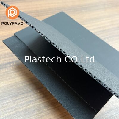 Paneles laminados de hojas de panal de abejas de PP de 4 mm personalizables para interiores de automóviles