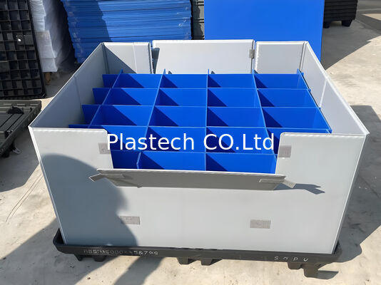  Plastic Pallet Box 1200x1000, Collapsible Plastic Containers 1200x1000 Foldable Crate, Plastic Box 48x40 Inches Custom Cutouts