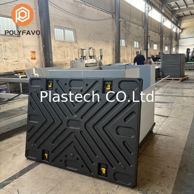 Contenedor de paletas de plástico caja plegable, cajas plegables reutilizables para ciclos de almacenamiento, logotipo a color personalizado Imprimir 500kg